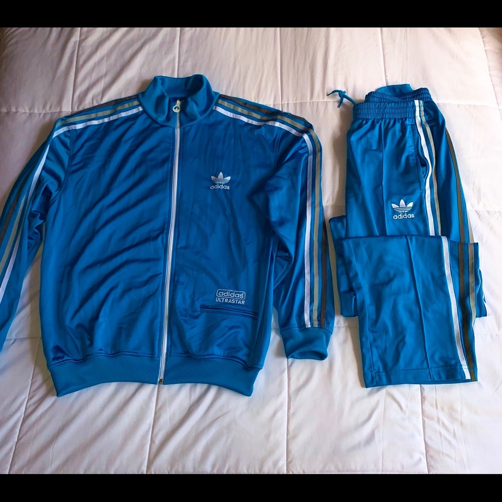 Adidas ultra star royal blue tracksuit